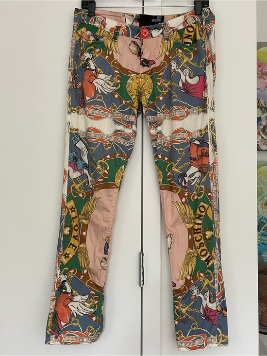 Moschino Pants - Love Moschino vintage duck crop Printed pants sz27